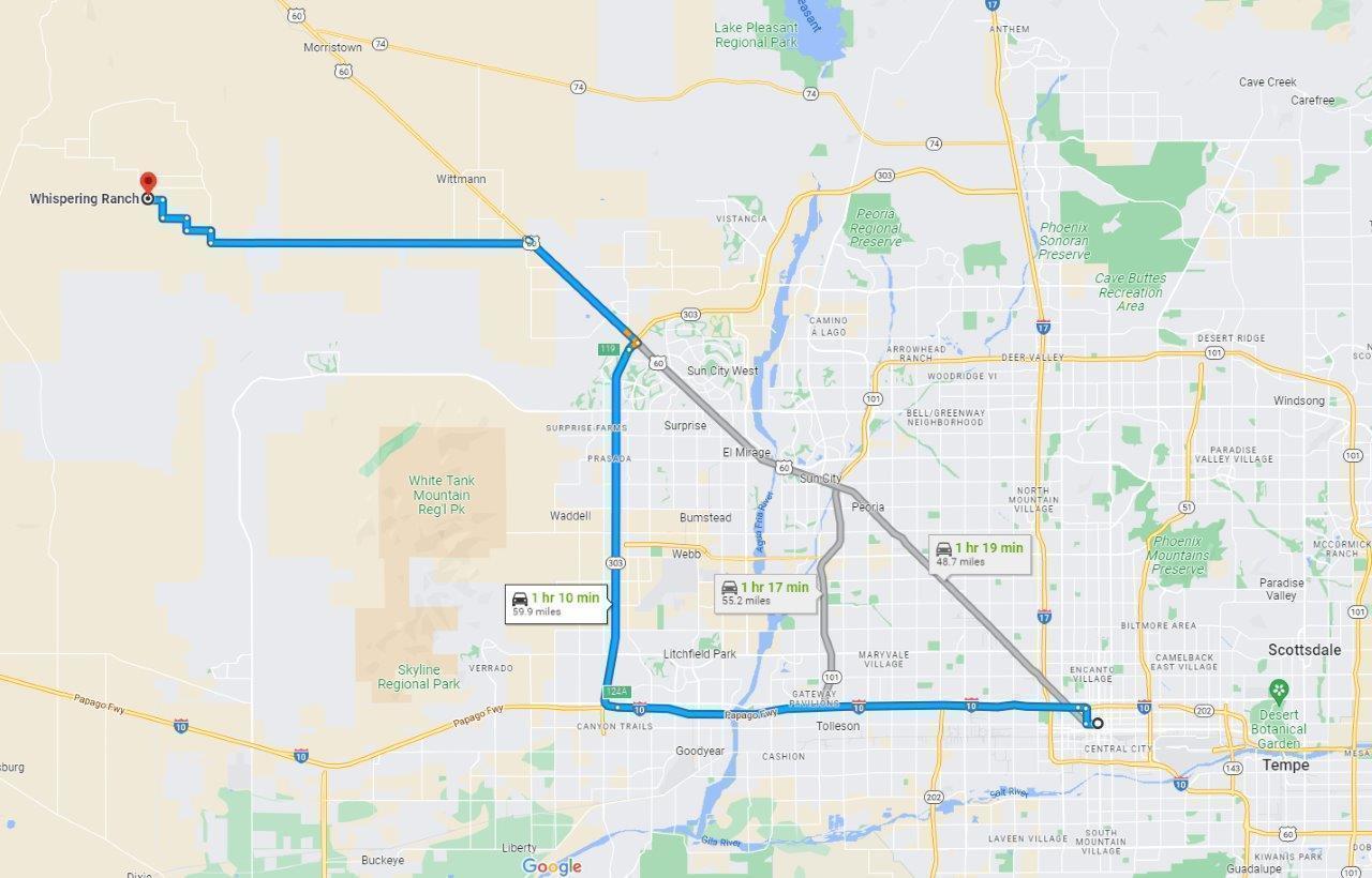 Awesome 5 acre parcel of raw land in Whispering Ranch, Whittman, AZ