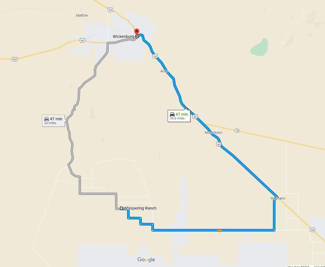 Awesome 5 acre parcel of raw land in Whispering Ranch, Whittman, AZ
