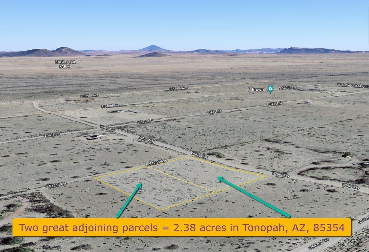 Large Double Lot (2.38 Acres) in the Harquahala Ranches subdivision