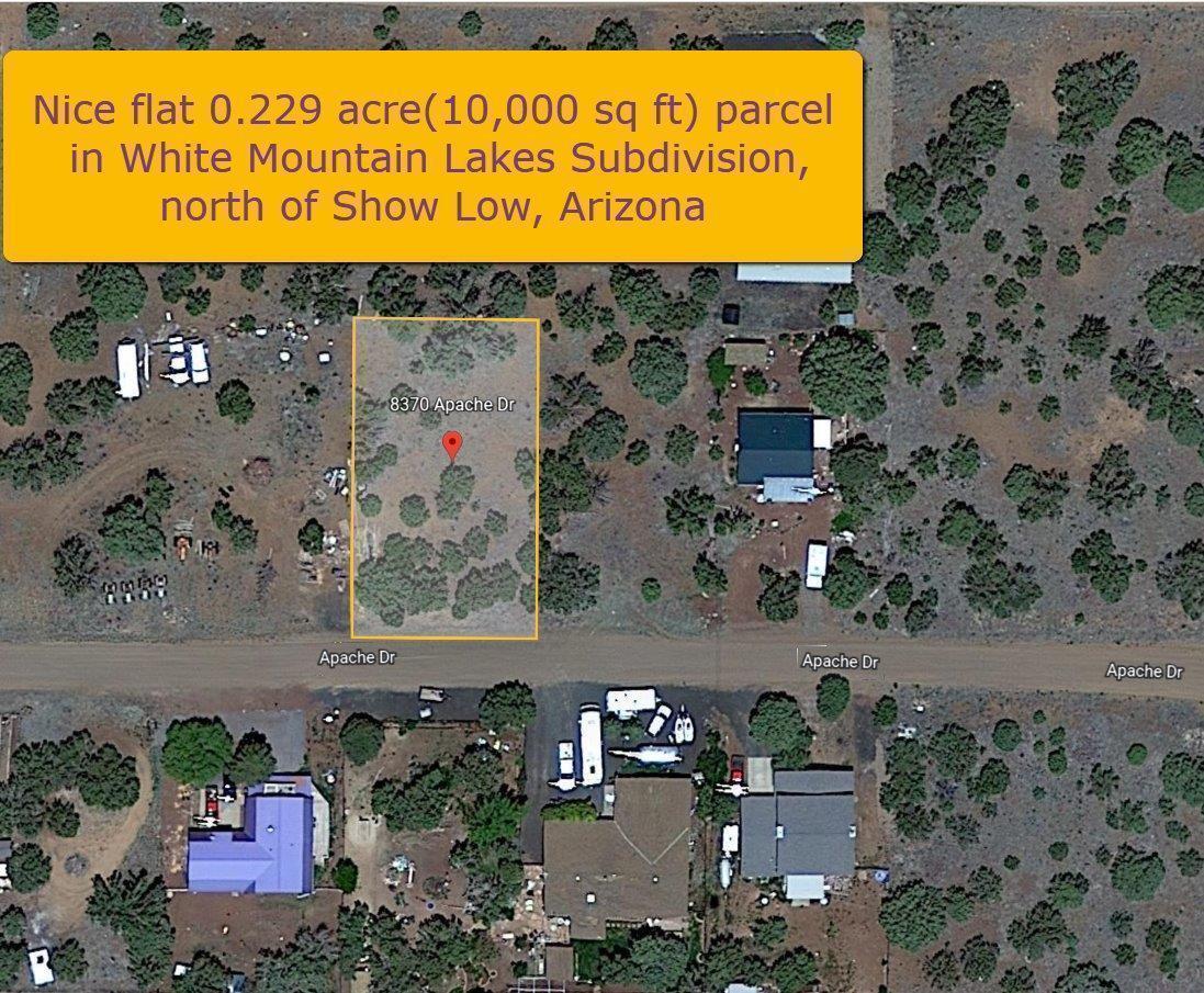 Amazing 0.229 acre (10,000 sq ft) property in White Mountain Lakes
