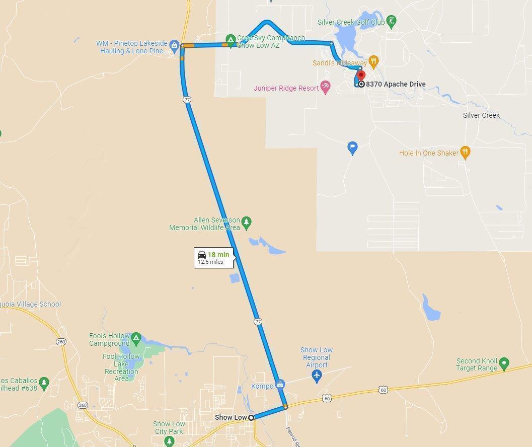 Amazing 0.229 acre (10,000 sq ft) property in White Mountain Lakes