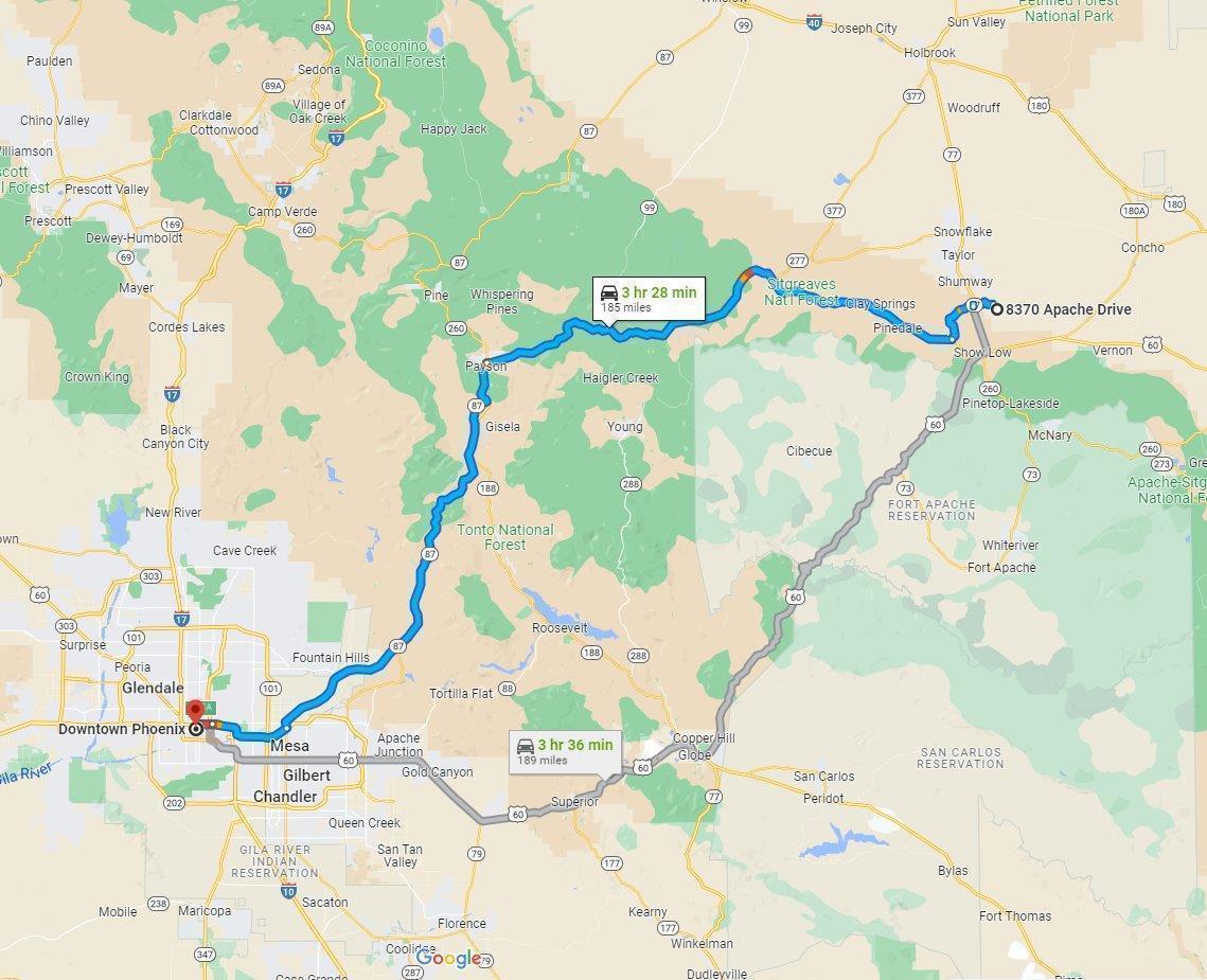 Amazing 0.229 acre (10,000 sq ft) property in White Mountain Lakes