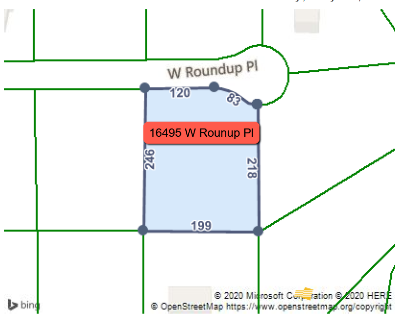 1.10 acre Horse Property with electric and water in Diamond Bell Ranch