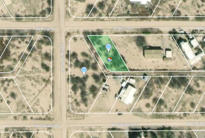 Perfect Benson Mobile Home Lot by Willow Lake in Cochise County