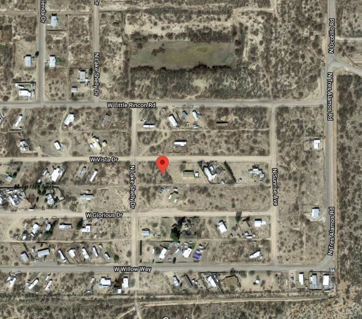 Perfect Benson Mobile Home Lot by Willow Lake in Cochise County