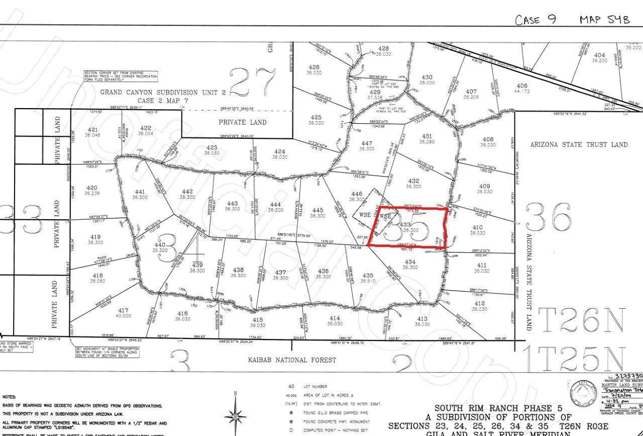 Beautiful 36.3 acre parcel in Williams, AZ, Site built, manufactured or