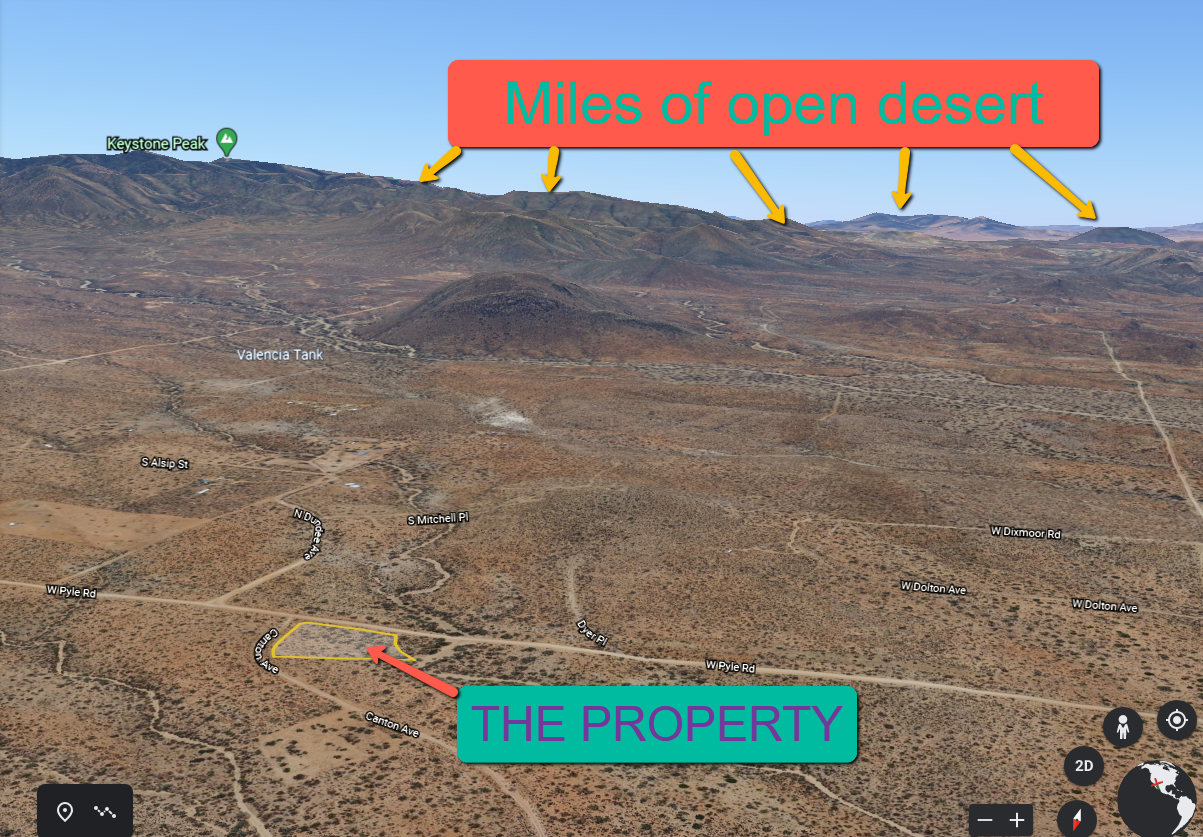 Enjoy this rural desert setting in Diamond Bell Ranch