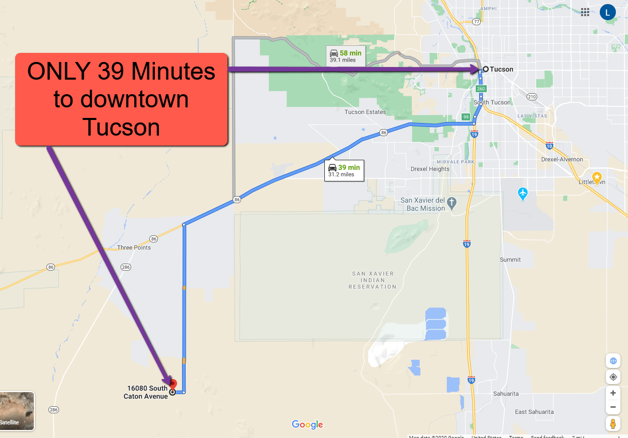 Enjoy this rural desert setting in Diamond Bell Ranch