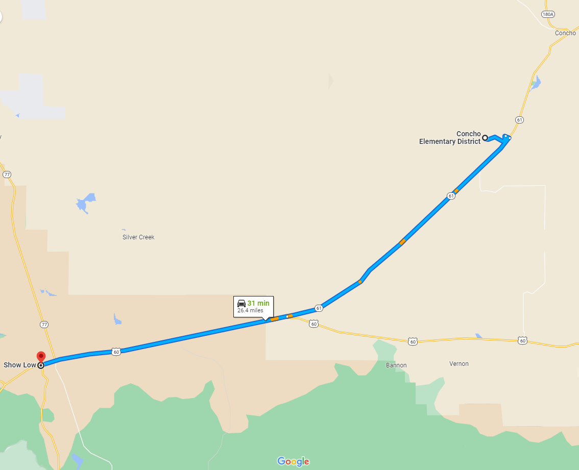 Escape the city life at this great 7.4 acre parcel south of Concho, AZ