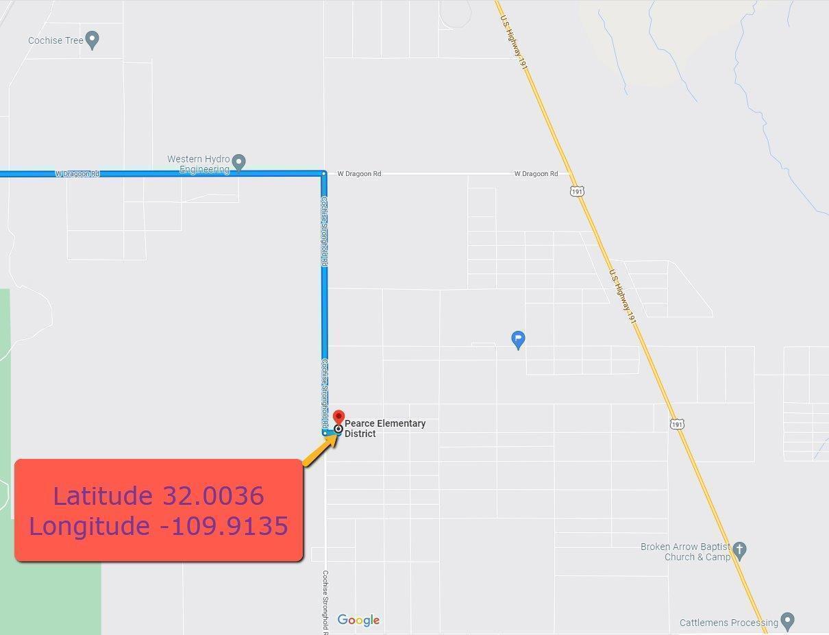 Nice 1.17 acre northwest of Pearce, AZ, Site built homes only