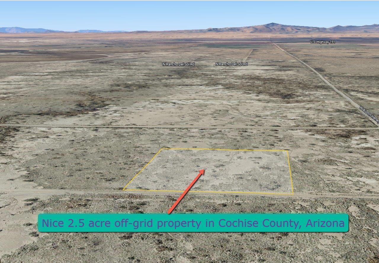 Own this 2.5 acre piece of Sonoran Desert property east of Elfrida, AZ